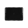 Elite Global Solutions - Edge 17.75" x 13" Black Rectangular Organic Tray (4 Per Case) - M1318-B