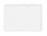 Elite Global Solutions - Edge 17.75" x 13" White Rectangular Organic Tray (3 Per Case) - M1318-NW