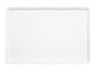 Elite Global Solutions - Edge 26" x 18" White Rectangular Organic Tray - M1826-NW