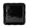 Elite Global Solutions - Edge 8.6" Black Square Organic Tray (6 Per Case) - M858-B