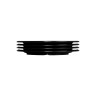 Elite Global Solutions - Venetian 12" x 8.5" Black Oval Platter (6 Per Case) - M128OV-B