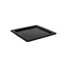 Elite Global Solutions - Venetian 13" Black Square Plate (4 Per Case) - M13SQ-B