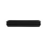 Elite Global Solutions - Venetian 15” x 6” x 1" Black Rectangular Tray (3 Per Case) - M1561-B