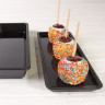 Elite Global Solutions - Venetian 15” x 6” Black Rectangular Tray (3 Per Case) - M1561-B