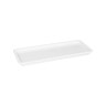 Elite Global Solutions - Venetian 15” x 6” x 1" White Rectangular Tray (3 Per Case) - M1561-NW