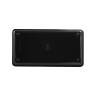 Elite Global Solutions - Venetian 15” x 8” x 1" Black Rectangular Tray (3 Per Case) - M1581-B