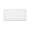 Elite Global Solutions - Venetian 15” x 8” x 1" White Rectangular Tray (3 Per Case) - M1581-NW