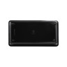 Elite Global Solutions - Venetian 15” x 8” x 2" Black Rectangular Tray (3 Per Case) - M1582-B