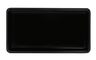 Elite Global Solutions - Venetian 15” x 8” x 2" Black Rectangular Tray (3 Per Case) - M1582-B