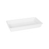 Elite Global Solutions - Venetian 15” x 8” x 2" White Rectangular Tray (3 Per Case) - M1582-NW
