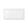 Elite Global Solutions - Venetian 15” x 8” x 2" White Rectangular Tray (3 Per Case) - M1582-NW