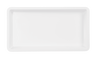 Elite Global Solutions - Venetian 15” x 8” x 2" White Rectangular Tray (3 Per Case) - M1582-NW
