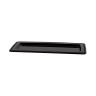 Elite Global Solutions - Venetian 17” x 7” Black Rectangular Tray (4 Per Case) - M177RC-B