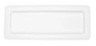 Elite Global Solutions - Venetian 17” x 7” White Rectangular Tray (4 Per Case) - M177RC-NW