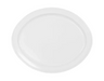 Elite Global Solutions - Venetian 16” x 13” White Oval Tray (6 Per Case) - M17OV-NW