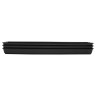 Elite Global Solutions - Venetian 30” x 6” x 2" Black Rectangular Tray (3 Per Case) - M3062-B