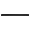 Elite Global Solutions - Venetian 30” x 6” x 2" Black Rectangular Tray (3 Per Case) - M3062-B