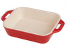 Staub - Cherry 5.5" x 4" Ceramic Rectangular Baking Dish - 40511-139