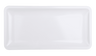 Elite Global Solutions - Olympus 18" x 9" White Rectangular Coupe Platter (3 Per Case) - M189RC-W