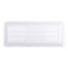 Elite Global Solutions - Olympus 21" x 9" White Rectangular Coupe Platter (3 Per Case) - M219RC-W