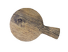 Elite Global Solutions - Fo Bwa 7" Faux Driftwood Round Serving Board W/ 4" Handle (3 Per Case) - M7RW-DW