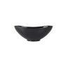 Elite Global Solutions - Organic Bowls 3.25 Qt Black Almost Oval Bowl (3 Per Case) - M138OV-B