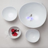 Elite Global Solutions - Organic Bowls 3.25 Qt White Almost Oval Bowl (3 Per Case) - M138OV-NW