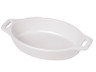 Staub - White 9" x 6" Ceramic Oval Baking Dish - 40511-158