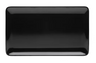 Elite Global Solutions - Belize 20” x 11” Black Rectangular Tray (3 Per Case) - M2011RC-B