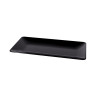 Elite Global Solutions - Symmetry 16” x 8” Black Rectangular Platter (6 Per Case) - M168RC-B