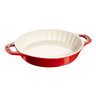 Staub - Cherry 11" Ceramic Pie Dish