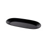 Elite Global Solutions - Classic 16.5” x 7.5” Black Long Oval Platter (6 Per Case) - M17RC-B