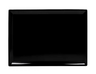 Elite Global Solutions - Flat Trays 18” x 13.5” Black Rectangular Tray W/ Feet (2 Per Case) - M13518F-B
