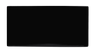 Elite Global Solutions - Flat Trays 15.75” x 7.75” Black Rectangular Tray W/ Feet (6 Per Case) - M8155FB