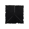 Elite Global Solutions - Fo Granite 23.75” Black Granite Square Riser (2 Per Case) - QS2424-GB