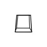 Elite Global Solutions - 7” x 6” x 7" Rubber Coated Steel Pedestal (3 Per Case) - SS767-RC