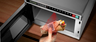 Midea - 0.6 Cu Ft Scan&Go Commercial Microwave Oven w/ Touch Control - 1217G1S