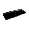 Elite Global Solutions - Tenaya 14.5” x 6.5" Black Rectangular Plate (6 Per Case) - RT1310OV-B