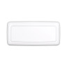 Elite Global Solutions - Tenaya 14.5” x 6.5" Off-White Rectangular Plate (6 Per Case) - RT146RC-OW