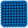 Nemco - 3/8" Easy Chopper 3 Blue Push Block - 57417-2