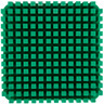 Nemco - 1/2" Easy Chopper 3 Green Push Block - 57417-3