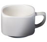 Cameo - Square 7 oz Square Coupe Coffee Cup (36 Per Case) - 712-80C