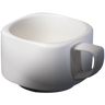 Cameo - Square 7 oz Square Coupe Coffee Cup (36 Per Case) - 712-80C