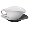 Cameo - Fusion 11 oz Shell Shape Gravy Boat & Saucer (12 Per Case) - 711-75/S