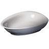 Cameo - Pearl 9" Triangular Deep Plate (24 Per Case) - 713-T92