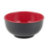 G.E.T - Fuji 41 oz Black & Red Tow-Tone Bowl (12 Per Case) - B-125-F