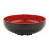 G.E.T - Fuji 41 oz Black & Red Two-Tone Wide Bowl (12 Per Case) - B-47-F