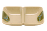 G.E.T - Traditional 1 oz 2-Compartment Sauce Dish (24 Per Case) - 037-TD