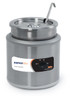 Nemco - 11 Qt Round Countertop Food Cooker/Warmer w/ Inset, Cover & Ladle 220V - 6103A-ICL-220