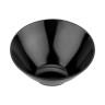 G.E.T - Black Elegance 16 oz Cascading Bowl (6 Per Case) - B-788-BK